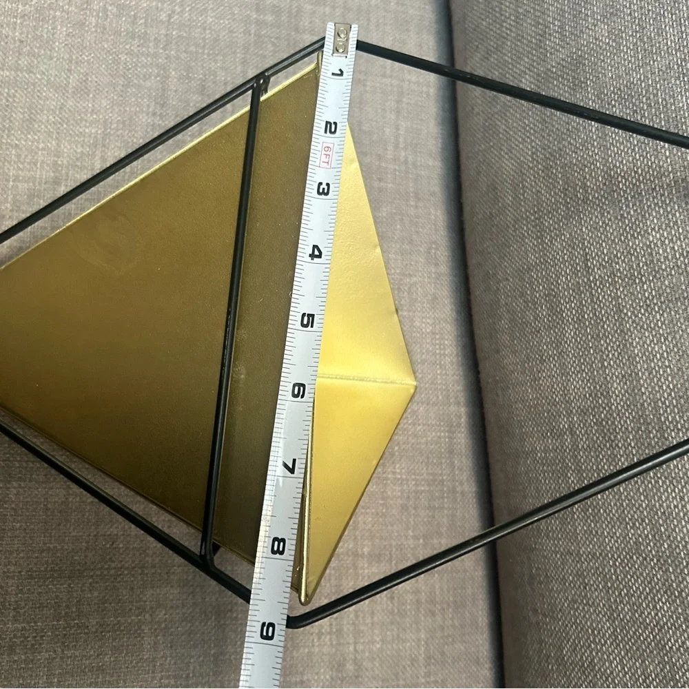 Modern Geometric 2-pcs Metal Wall Hanging Planter Vessels #1205252